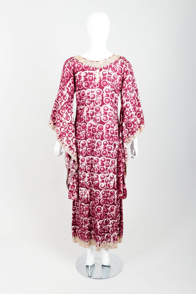 Vintage Jean Kablan Bohemian Angel Wing Caftan Back at Recess