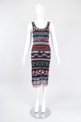 Recess Los Angeles Vintage Jean Paul Gaultier Soleil Butterfly Floral Mesh Tank Dress