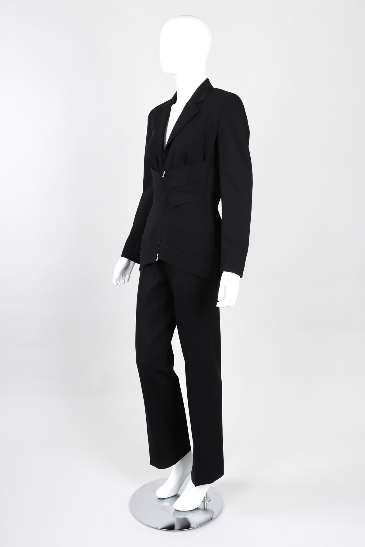 Vintage Jean Paul Gaultier Slim Silhouette Diagonal Waist
