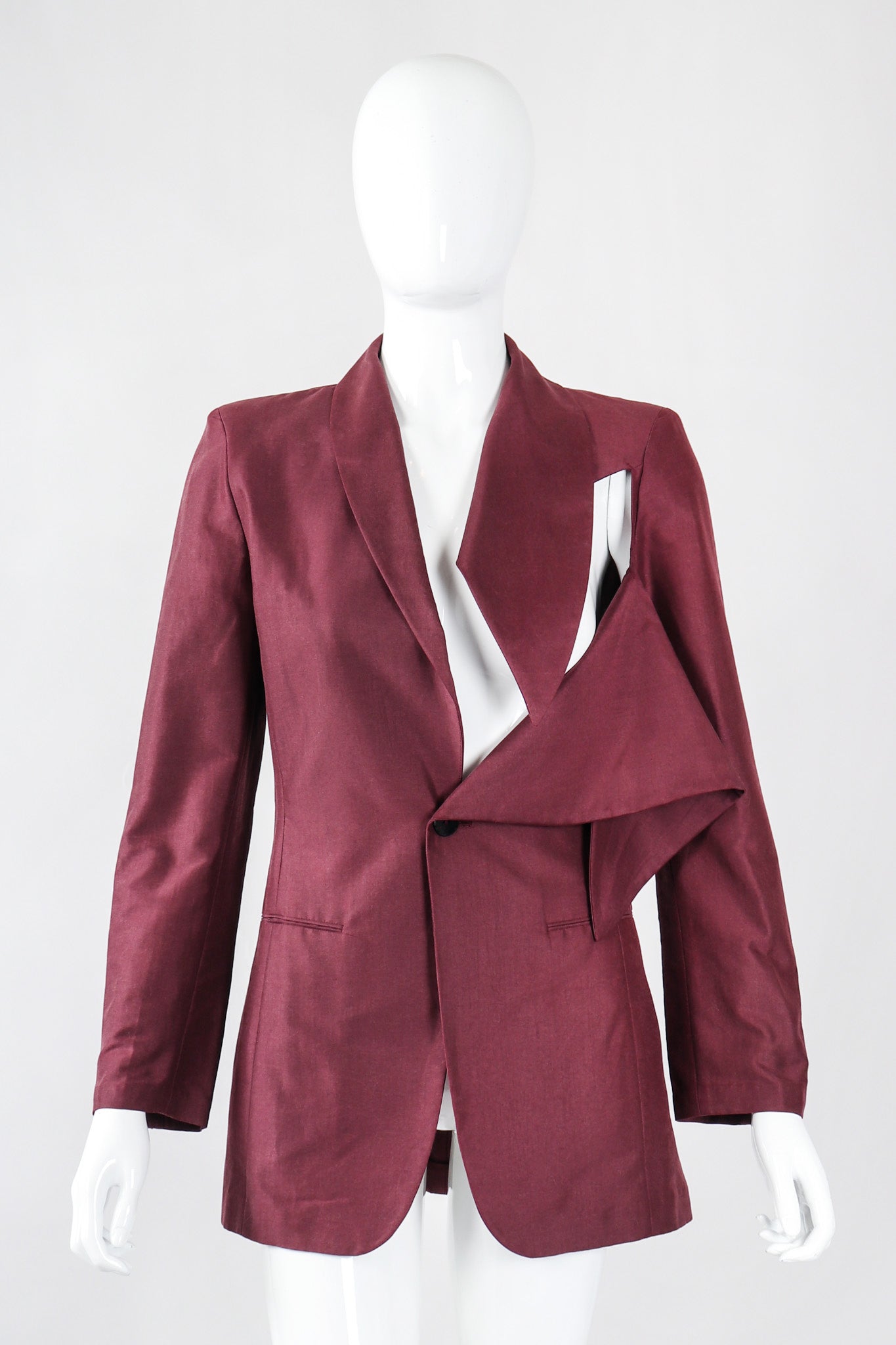 Recess Los Angeles Vintage Jean Paul Gaultier Cutout Slash Blazer Jacket