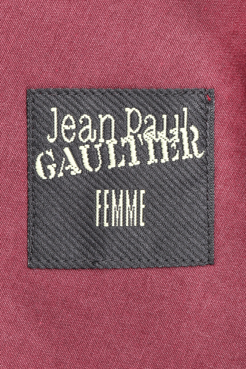 Recess Los Angeles Vintage Jean Paul Gaultier Cutout Slash Blazer Jacket