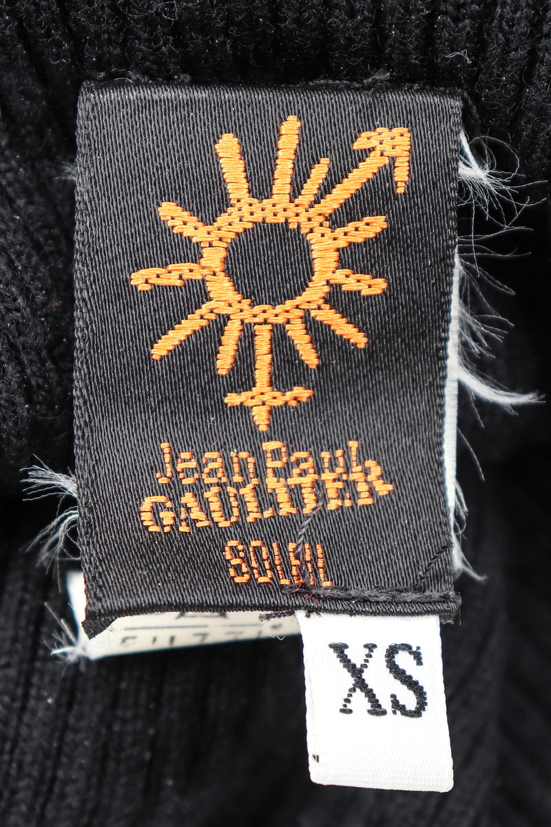 Recess Designer Consignment Vintage Jean Paul Gaultier Soleil Fair Isle Illusion Mesh Sweater Top Los Angeles Resale