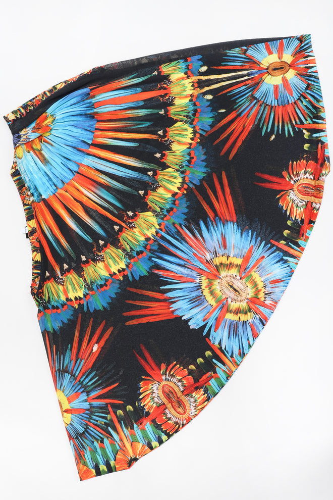 Recess Los Angeles Vintage Jean Paul Gaultier Soleil Soleil Asymmetrical Mesh Batwing Top