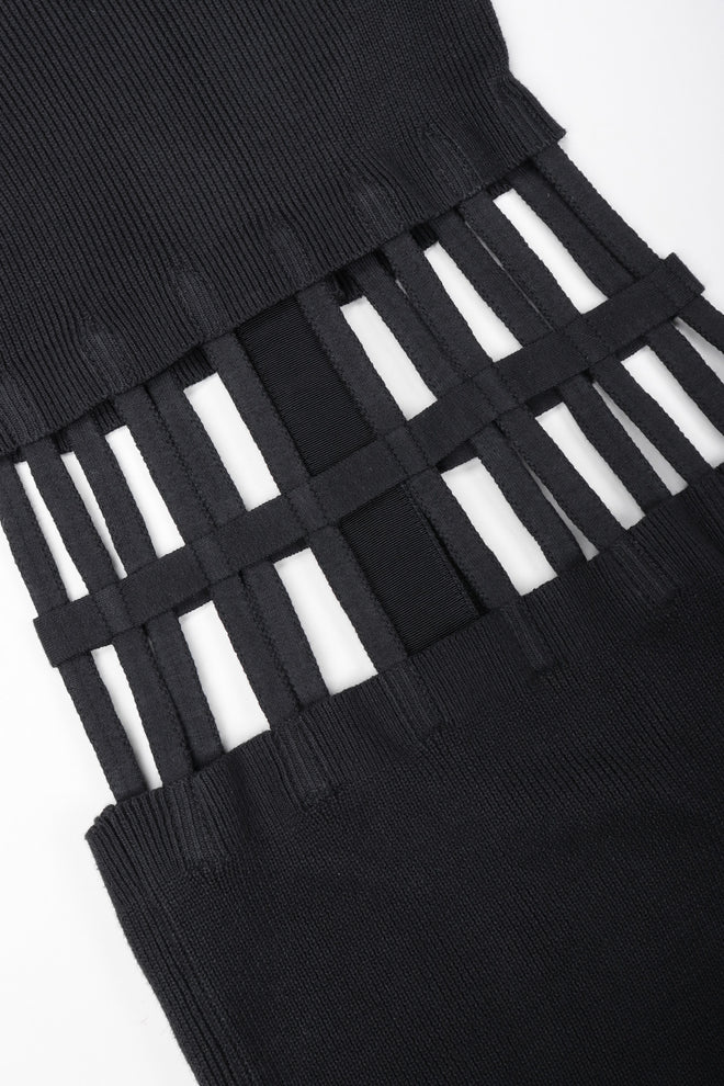 Recess Los Angeles Vintage Jean Paul Gaultier Corset Cage Cardigan Sweater