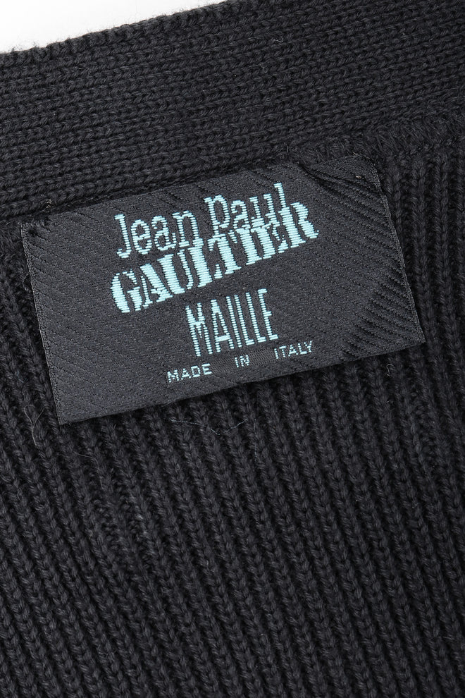 Recess Los Angeles Vintage Jean Paul Gaultier Corset Cage Cardigan Sweater