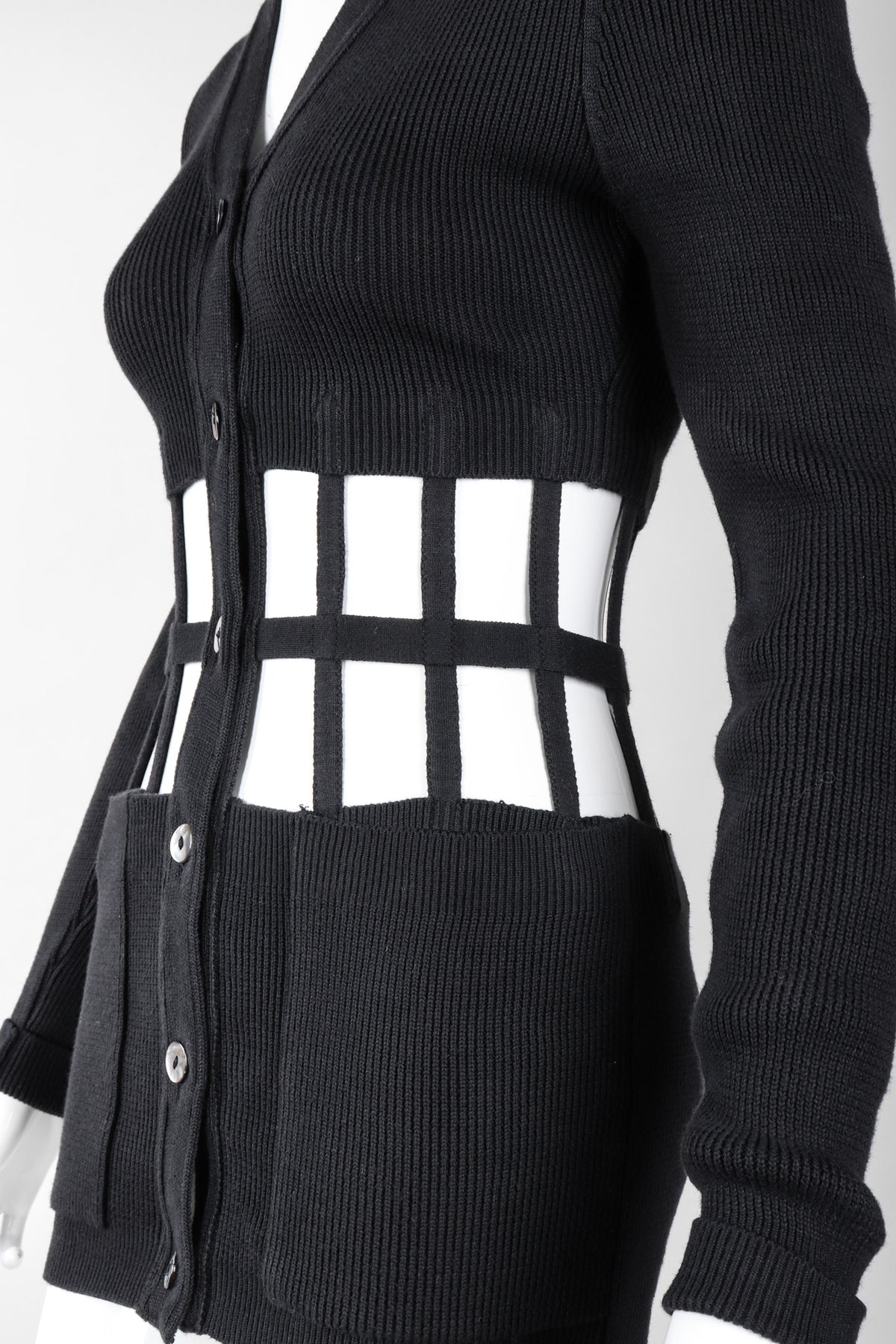 トップス Jean paul gaultier archive cardigan Jean Paul Gaultier - Jean Paul Gaultier | The Cardigan Red Roses