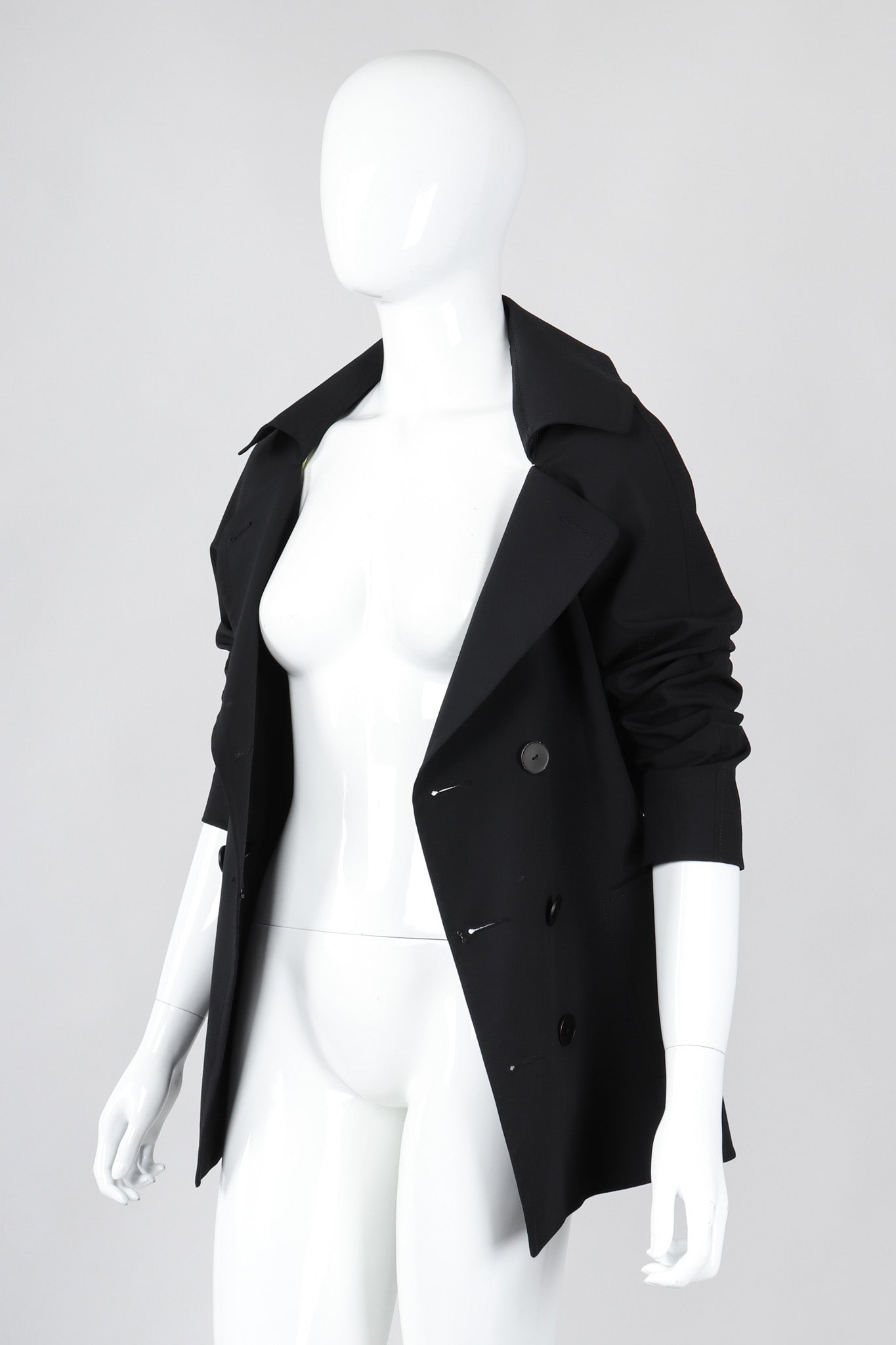 Recess Los Angeles Vintage Jean Paul Gaultier Diamond Collar Sailor Peacoat