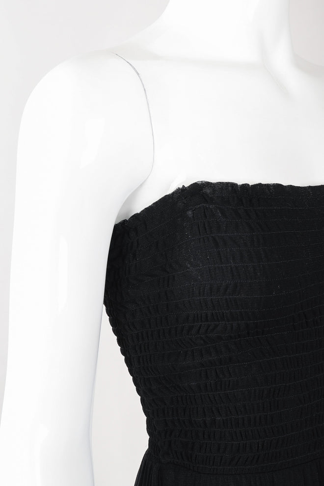Recess Los Angeles Vintage Jean Paul Gaultier Convertible Shirred Mesh Harem Jumpsuit