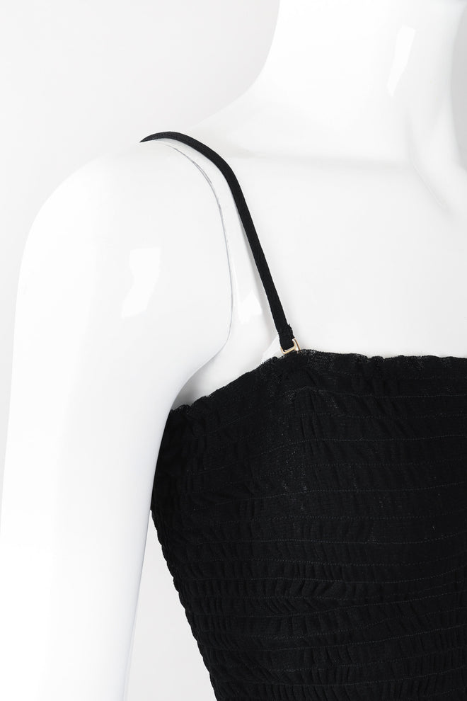 Recess Los Angeles Vintage Jean Paul Gaultier Soleil Convertible Shirred Mesh Harem Jumpsuit