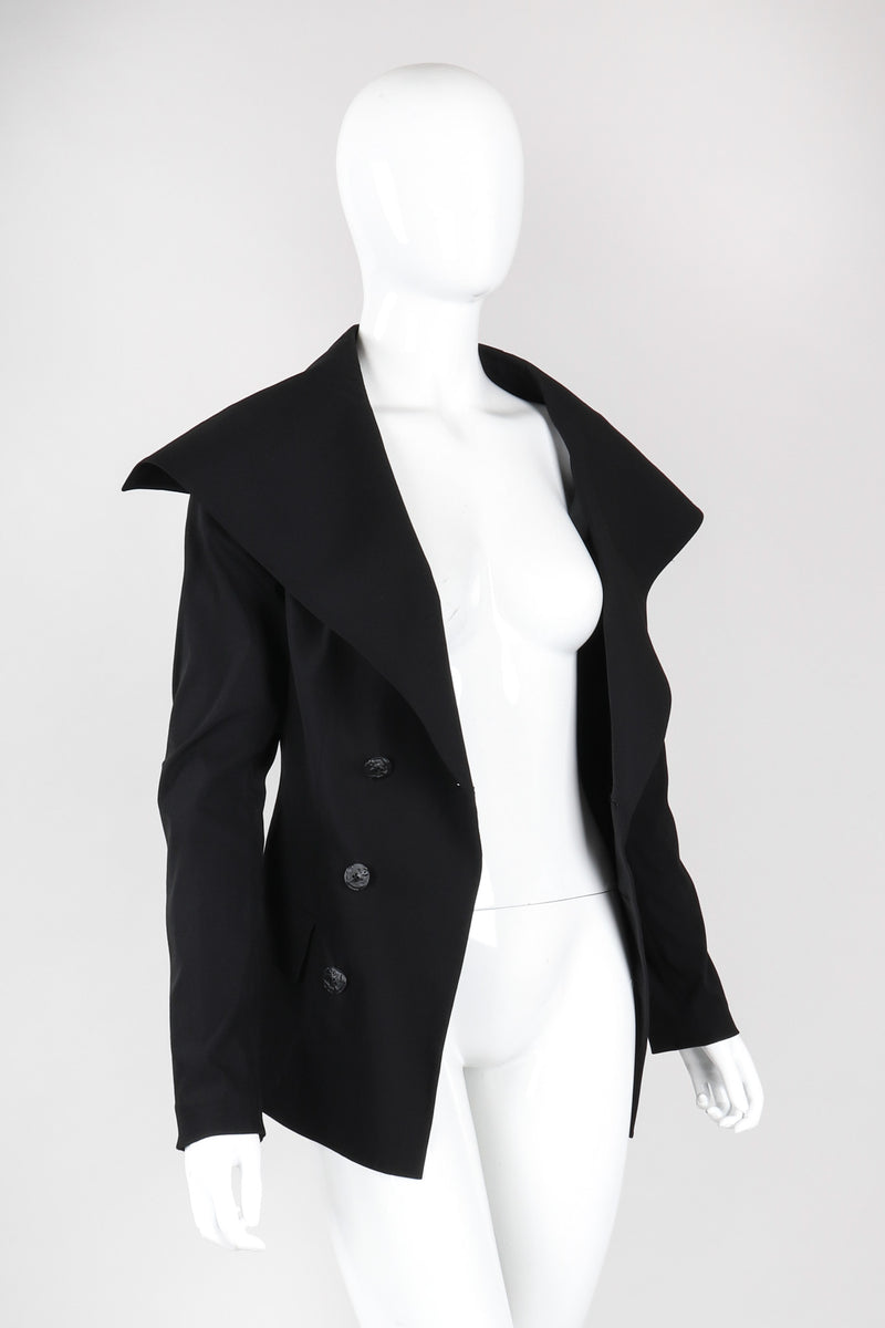 Recess Los Angeles Vintage Jean Paul Gaultier Oversized Lapel Sailor Collar Jacket