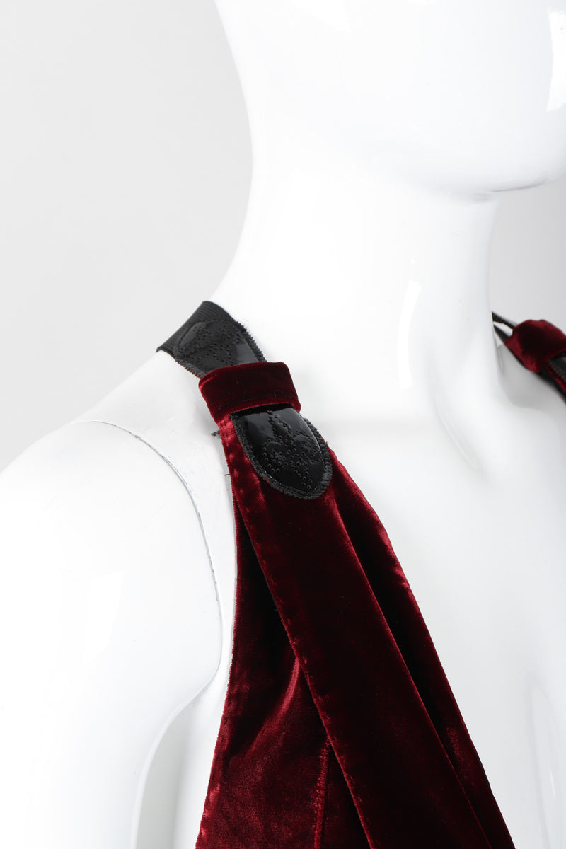 Recess Los Angeles Vintage Jean Paul Gaultier Velvet Corset Vest