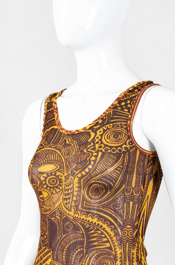 【美品】Jean Paul GAULTIER SOLEIL タンクトップ Jean Paul Gaultier Soleil 90s Tank Top/Dress – Empress Vintage