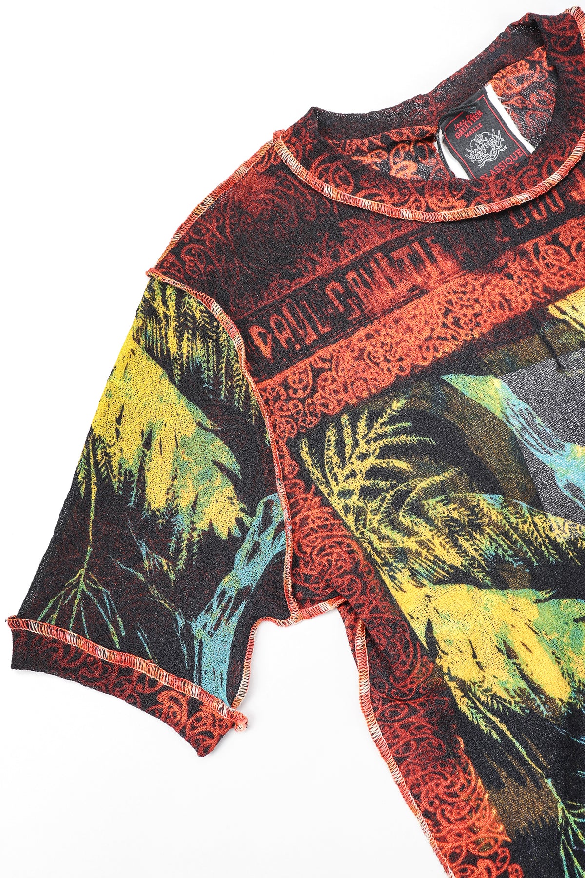 Vintage Jean Paul Gaultier Maille Classique Tiki Waterfall