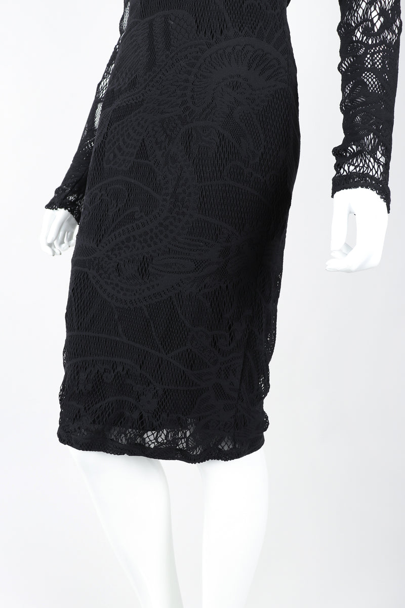 Vintage Jean Paul Gaultier Soleil Crochet Net Mesh Lace Dress Recess Vintage Jean Paul Gaultier Soleil Crochet Net Mesh Lace Dress Recess