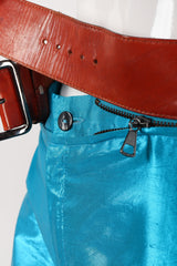 Recess Los Angeles Vintage Jean Paul Gaultier Silk Shantung Zip & Buckle Barbie Pant