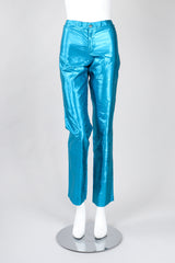 Recess Los Angeles Vintage Jean Paul Gaultier Silk Shantung Zip & Buckle Barbie Pant
