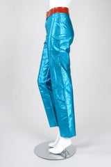 Recess Los Angeles Vintage Jean Paul Gaultier Silk Shantung Zip & Buckle Barbie Pant