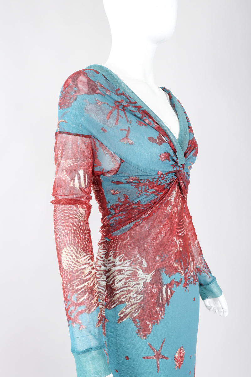 Vintage Jean Paul Gaultier 90s Soleil Mesh Coral Reef Aquarium Dress Recess Vintage Jean Paul Gaultier 90s Soleil Mesh Coral Reef Aquarium Dress Recess