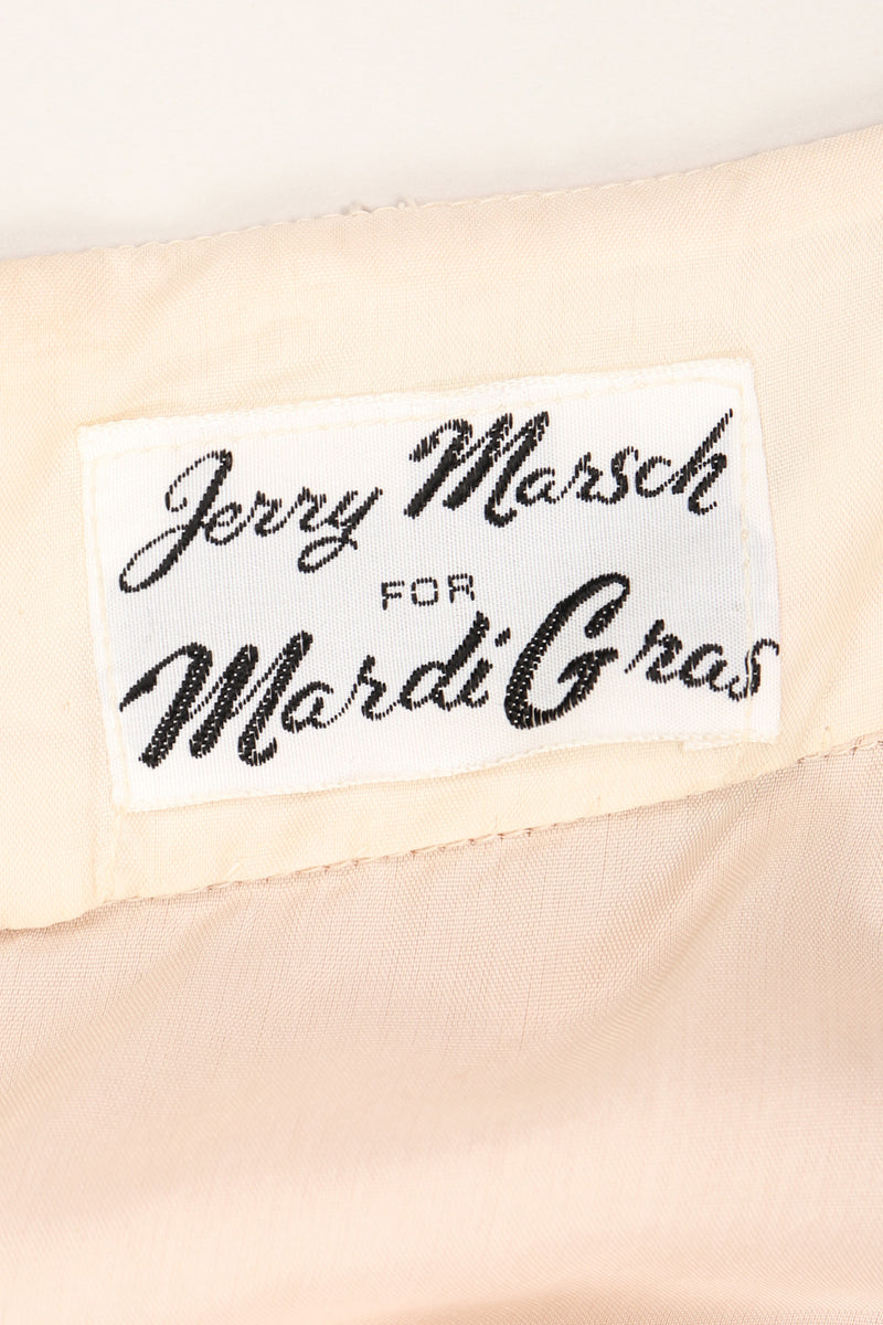 Recess Los Angeles Vintage Jerry Marsch for Mardi Gras Silk Chiffon Watercolor Dress & Top Set