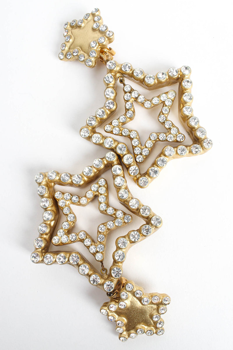 Triple Star Rhinestone Earrings