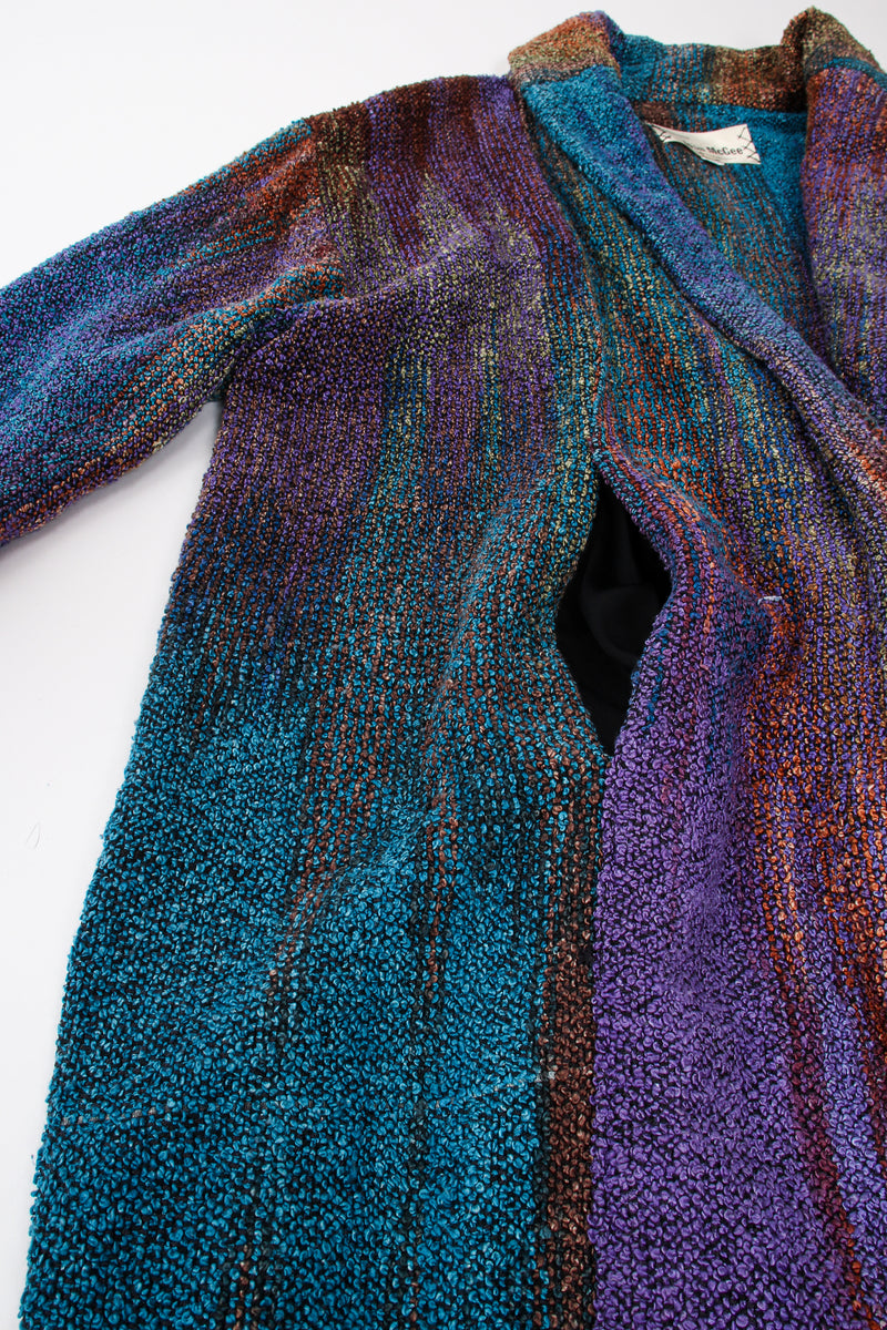 Vintage Joan McGee Ombré Watercolor Silk Chenille Duster pocket at Recess Los Angeles
