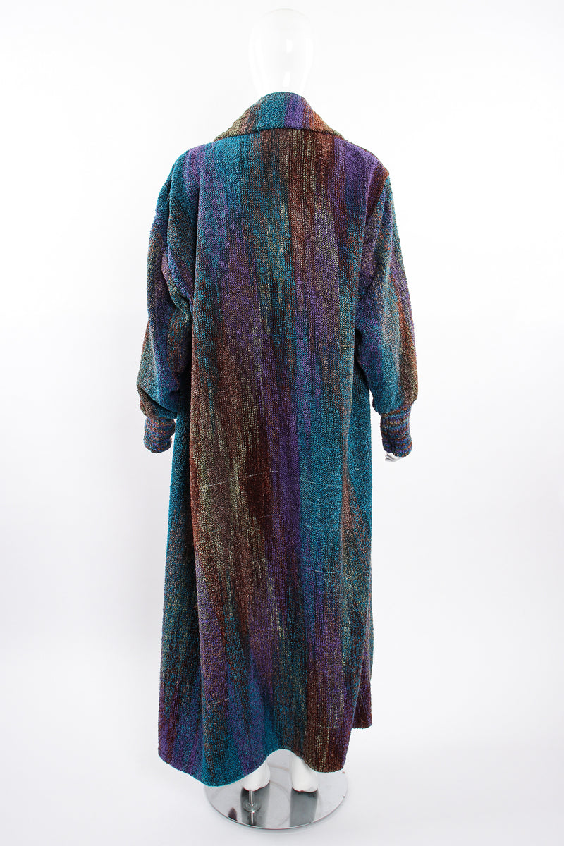 Vintage Joan McGee Ombré Watercolor Silk Chenille Duster on Mannequin back at Recess Los Angeles