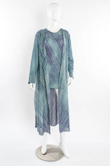 Vintage Joan McGee Tie-Dye Duster, Tank, & Pant (5 Pc Set) mannequin top/duster@ Recess LA