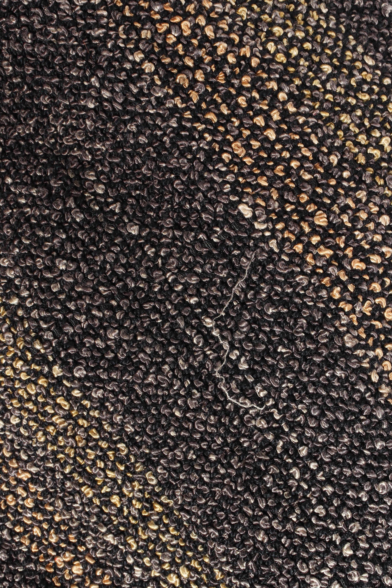 Vintage Joan McGee Ombré Grey Stripe Silk Knit Duster loose thread @ Recess LA