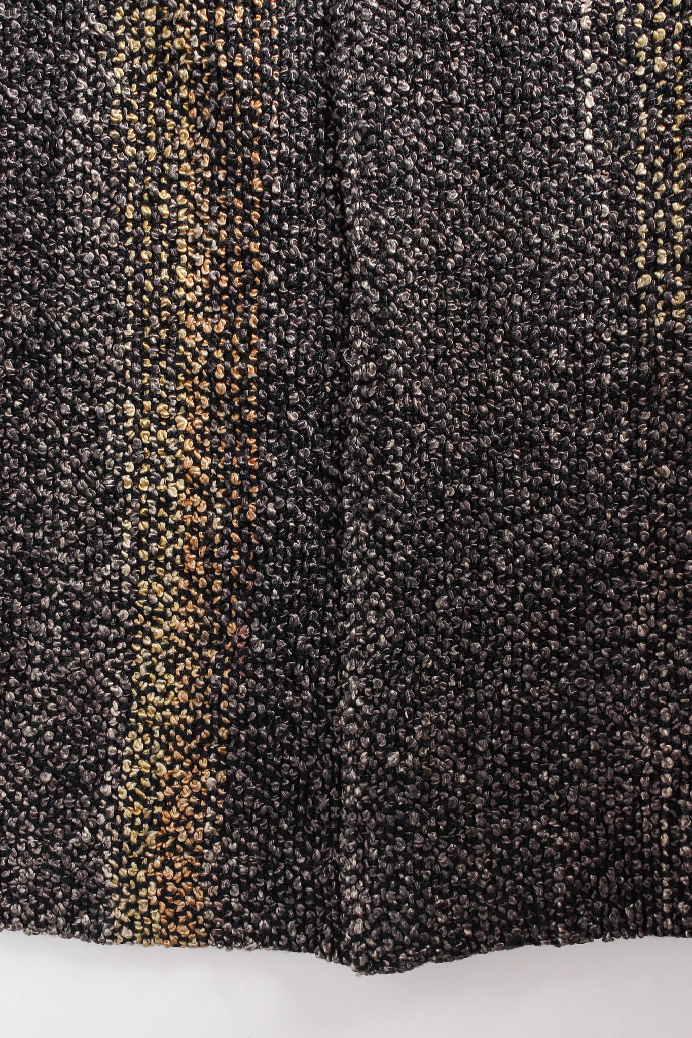 Vintage Joan McGee Ombré Grey Stripe Silk Knit Duster hem @ Recess LA