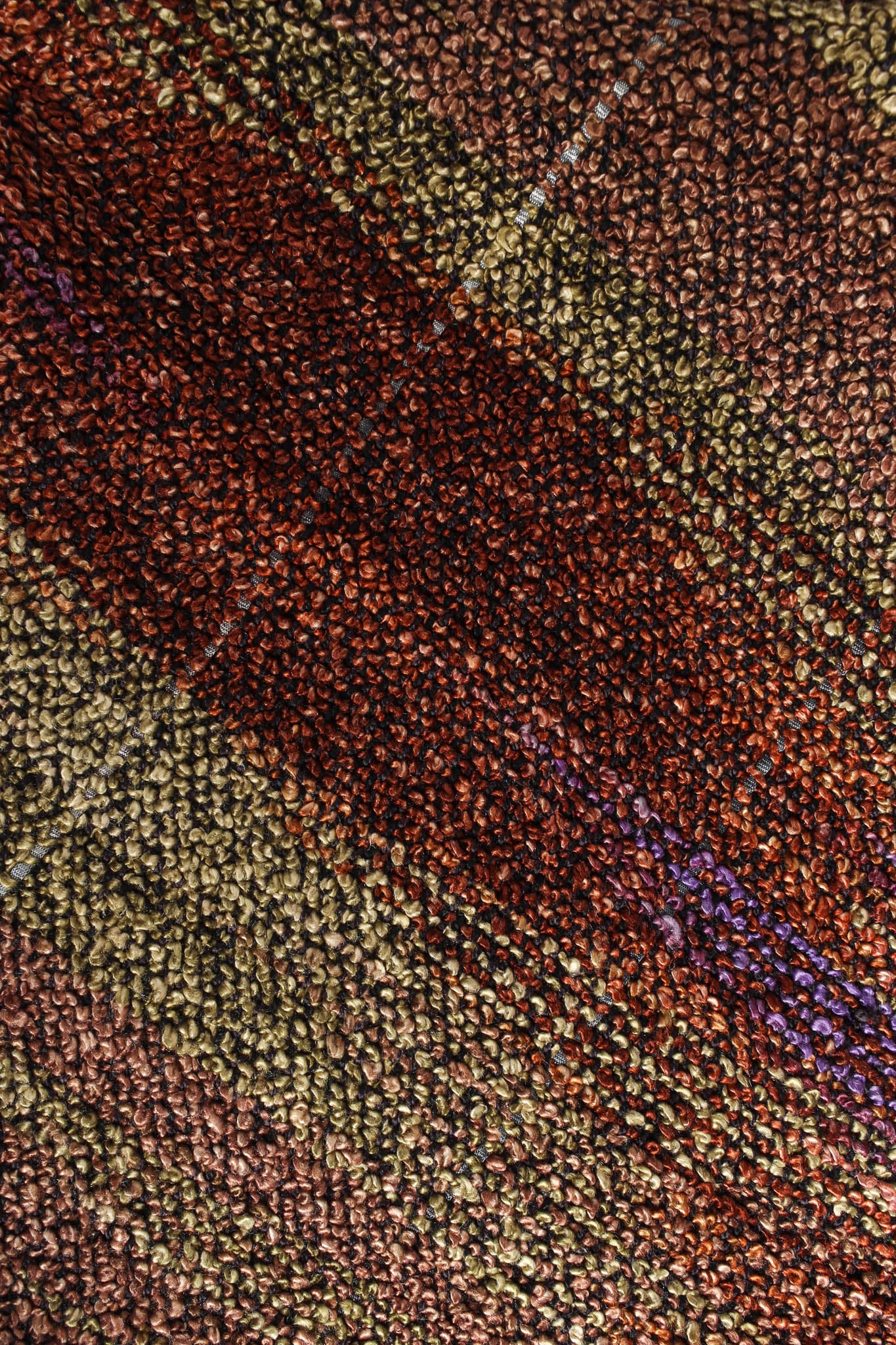 Vintage Joan McGee Ombré Colored Silk Knit Duster fabric @ Recess LA