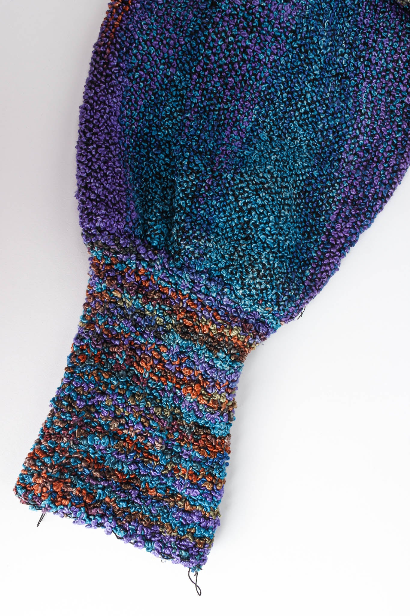 Vintage Joan McGee Ombré Colored Silk Knit Duster sleeve @ Recess LA