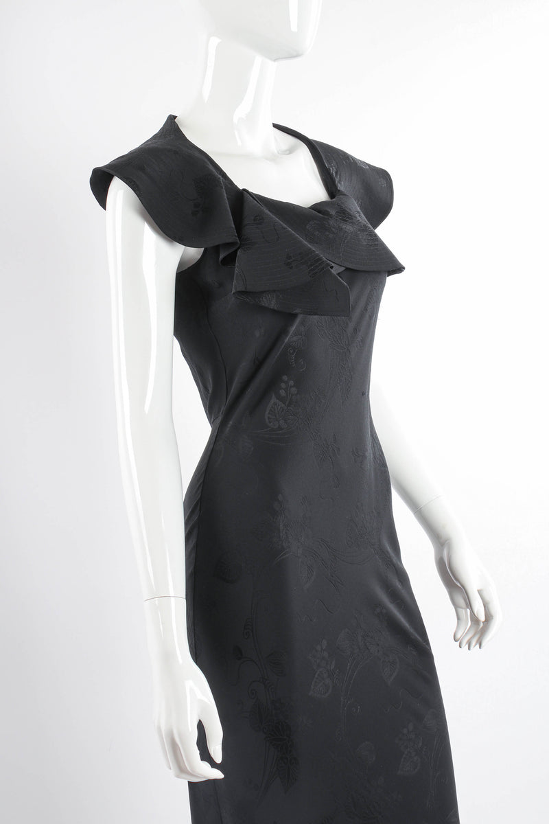 John Galliano Blossom Collar Bias Silk Gown on Mannequin crop at Recess Los Angeles