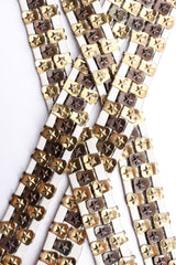 Vintage Jose Cotel Seeing Stars Double Belt criss cross brass stars @ Recess LA