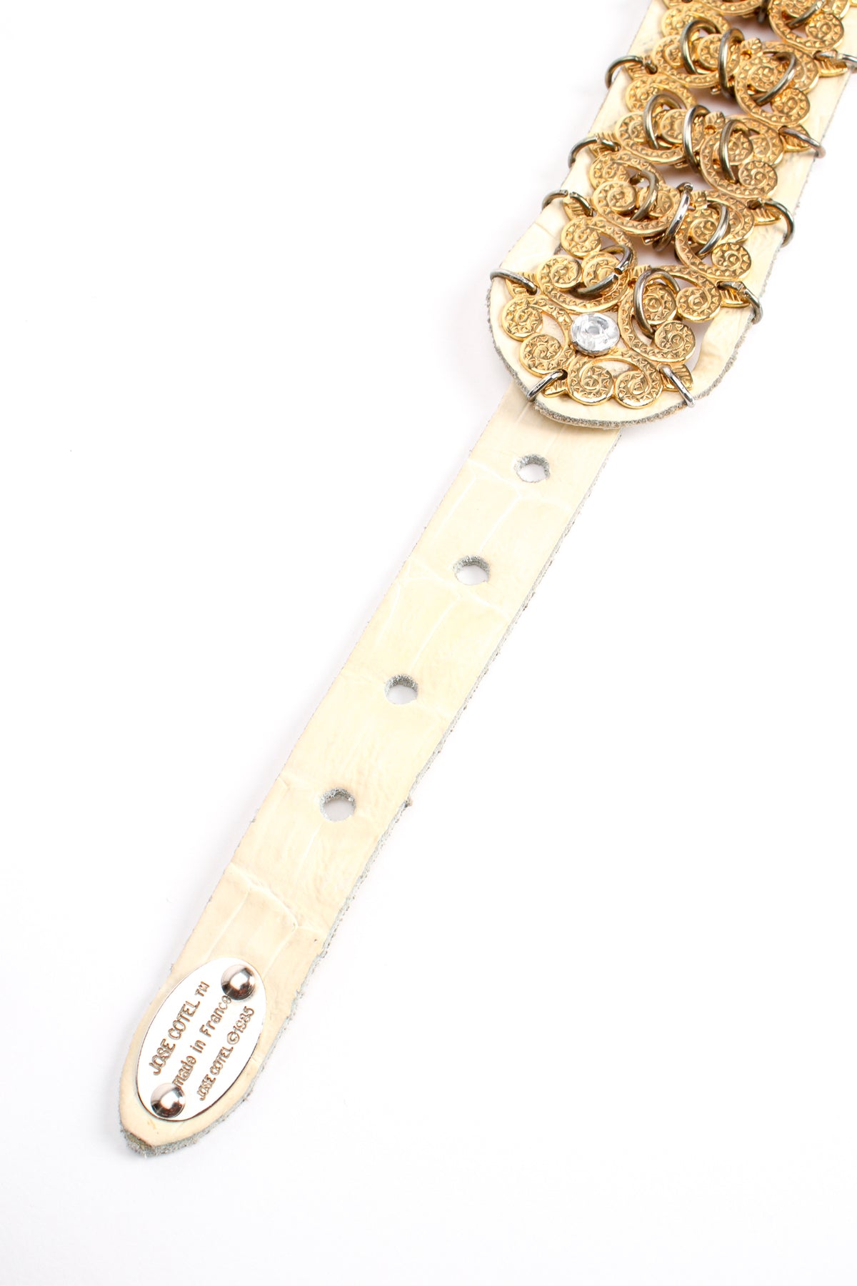 JOSE COTEL ホセコテル　ヴィンテージ　ベルト　1985年製　フランス JOSE COTEL ホセコテル ヴィンテージ ベルト 1985年製 フランス