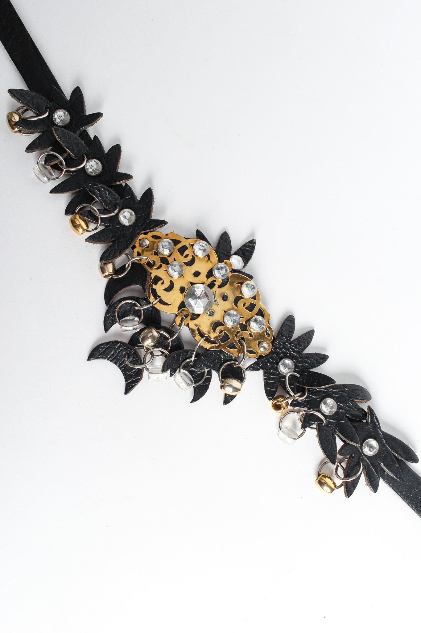 statement belt with beads by Jose Cotel flat lay @recessla
