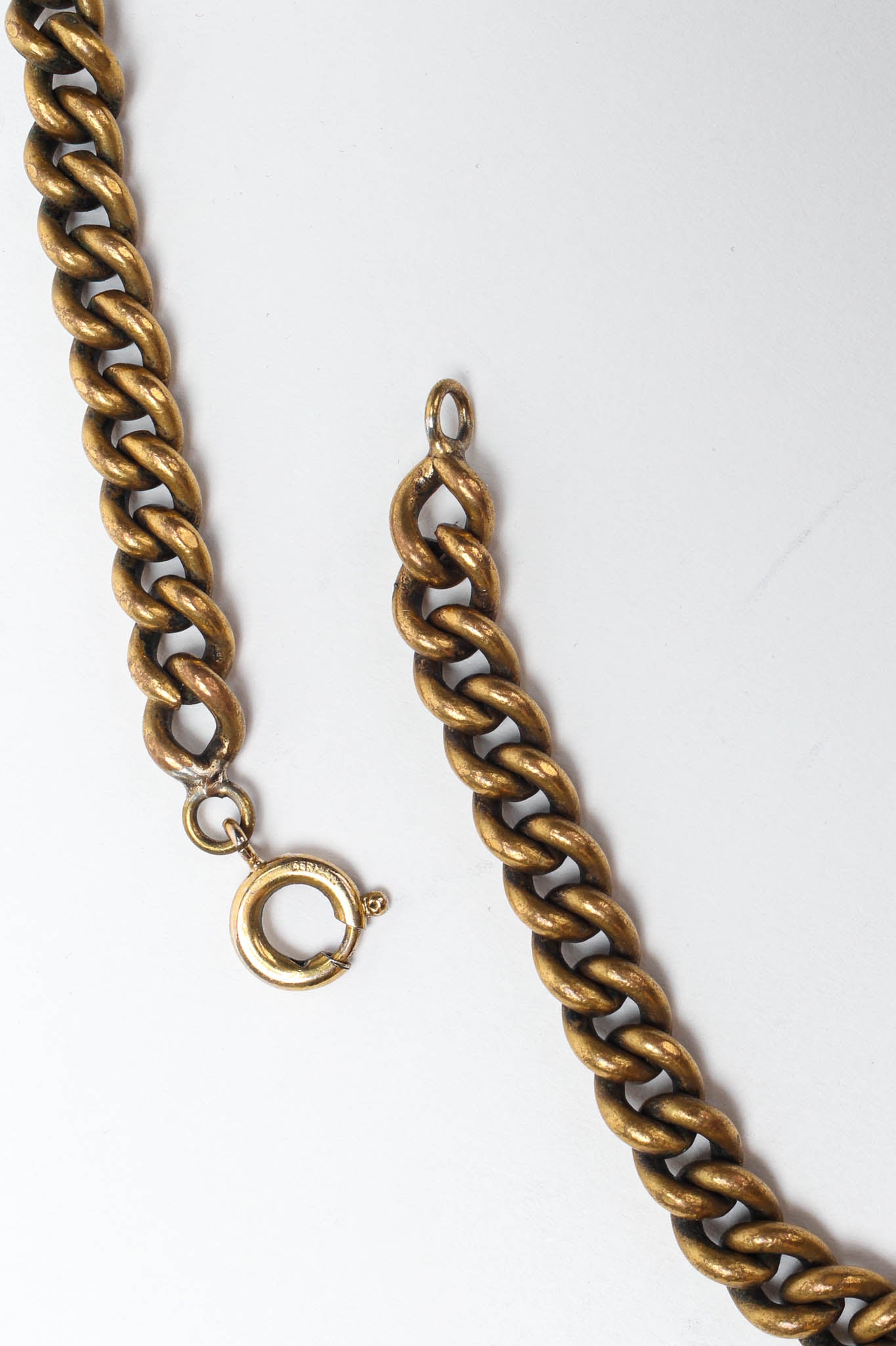 Vintage Joseff of Hollywood Sagittarius Archer Dome Necklace chain/clasp @ Recess LA