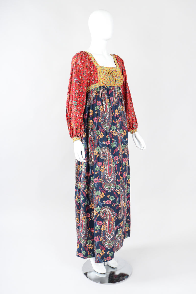 Vintage Joseph Magnin Cotton Boho Peasant Apron Dress Recess Vintage Joseph Magnin Cotton Boho Peasant Apron Dress Recess