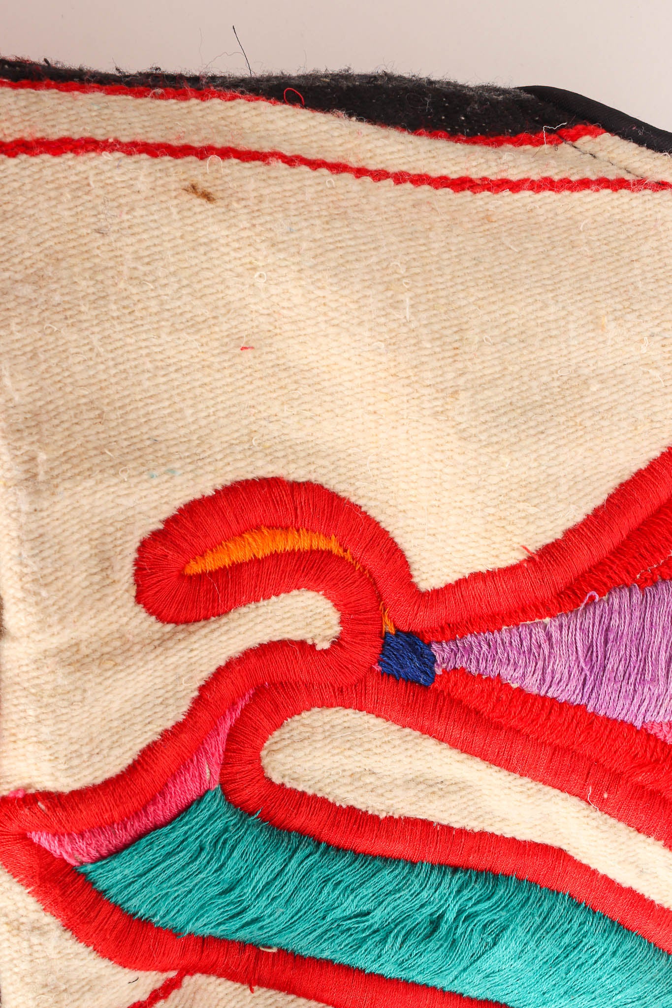 Vintage Judith Roberts Rainbow Abstract Animal & Floral Jacket embroidery 1 mark @ Recess LA