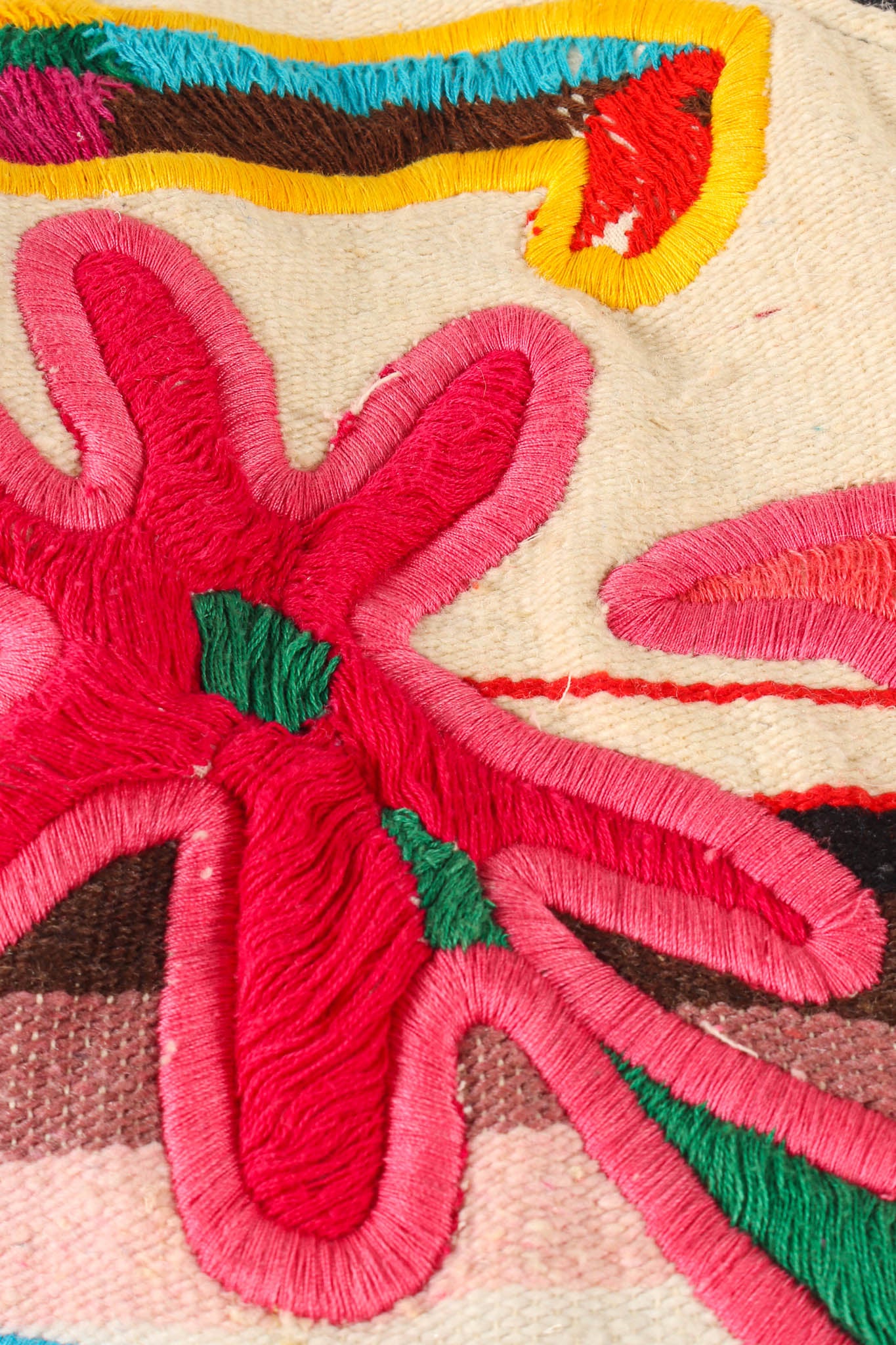 Vintage Judith Roberts Rainbow Abstract Animal & Floral Jacket embroidery @ Recess LA