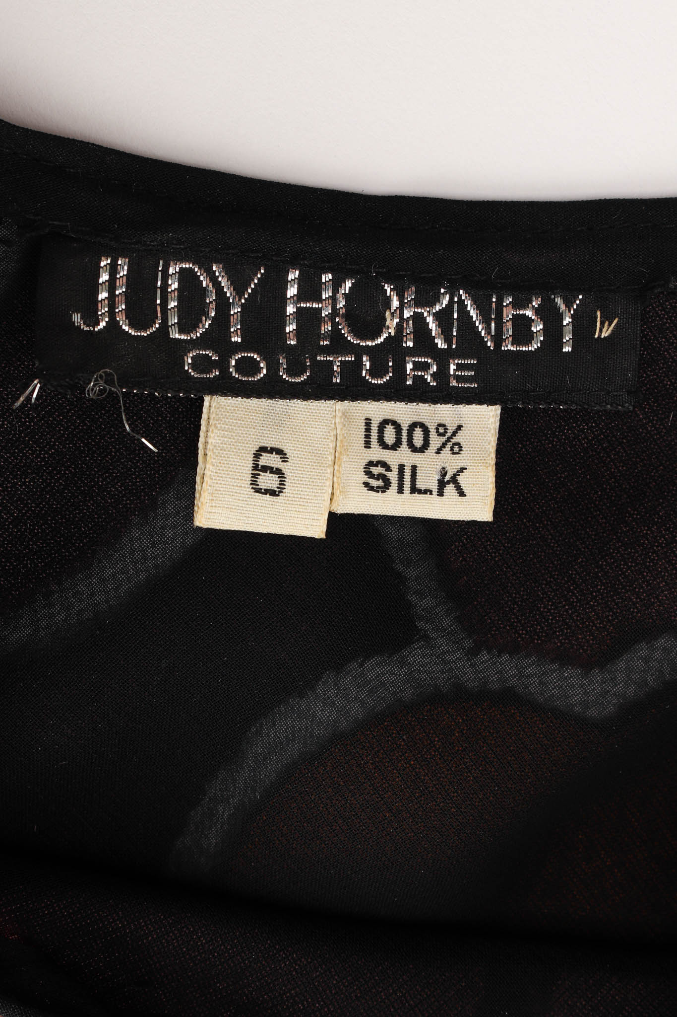 Vintage Judy Hornby Silk Burnout Cloud Dress tags @ Recess Los Angeles
