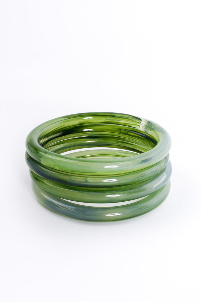 Vintage Julie Rubano Lucite Bangles at Recess LA