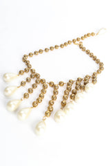 Vintage Julie Rubano Filigree Orb Pearl Necklace pearl/orbs @ Recess Los Angeles