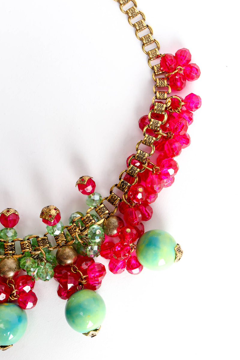 Vintage Julie Rubano Crystal Glass Bead Choker chain/beads @ Recess Los Angeles