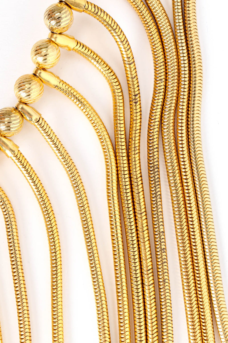 Vintage Julie Rubano Medusa Snake Bib Necklace – Recess