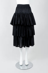 Vintage Junior Gaultier Sport Tiered Mesh Skirt on Mannequin front at Recess Los Angeles