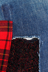 Vintage Junya Watanabe Comme des Garçons Denim Patchwork Denim Skirt detail @ Recess LA