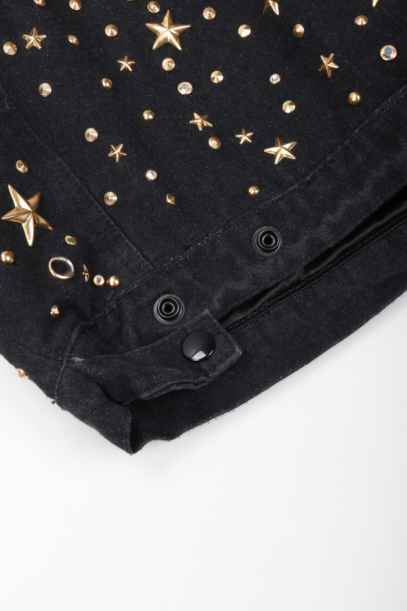 Recess Los Angeles Vintage K.Baumann Gold Starry Studded Embellished Jacket