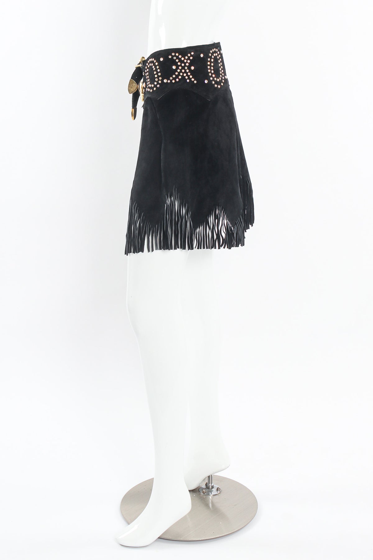 Vintage K.Baumann Studded Suede Chap Skirt Belt – Recess