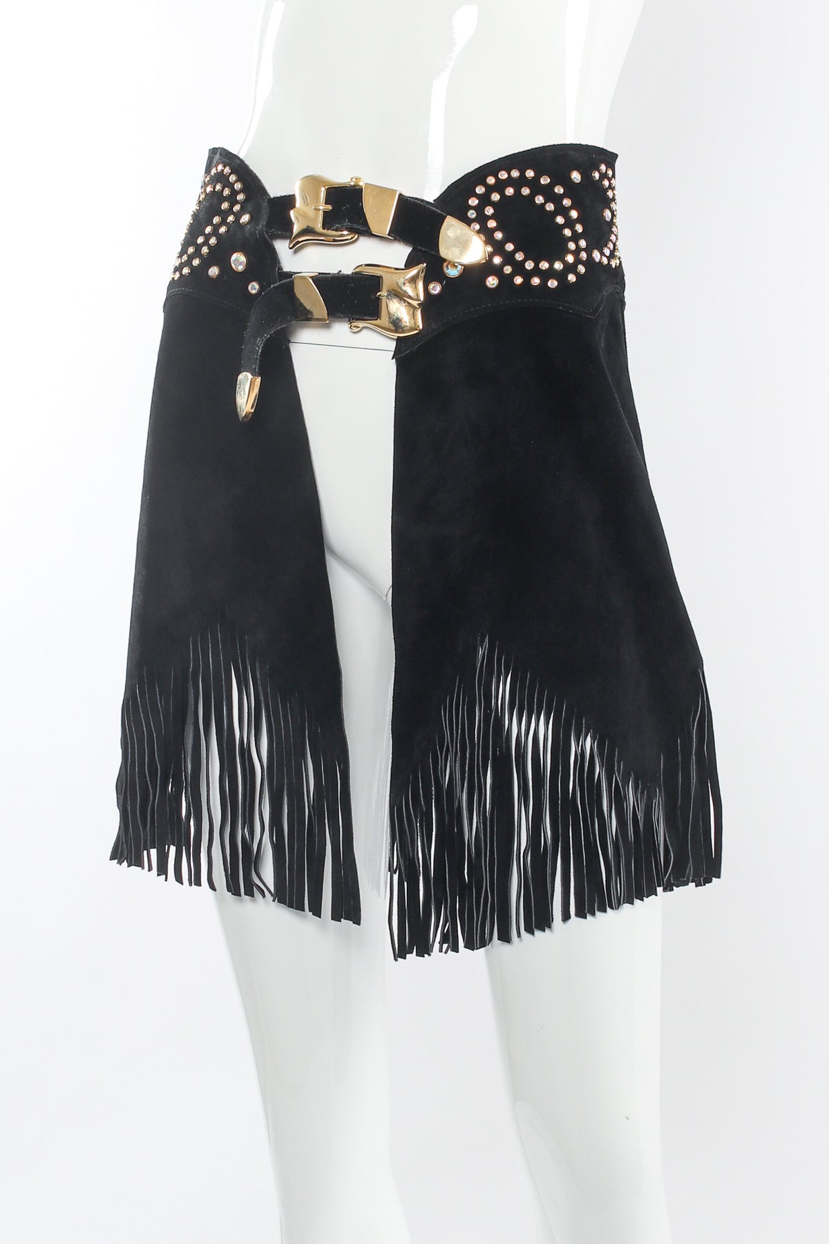Vintage K.Baumann Studded Suede Chap Skirt Belt – Recess