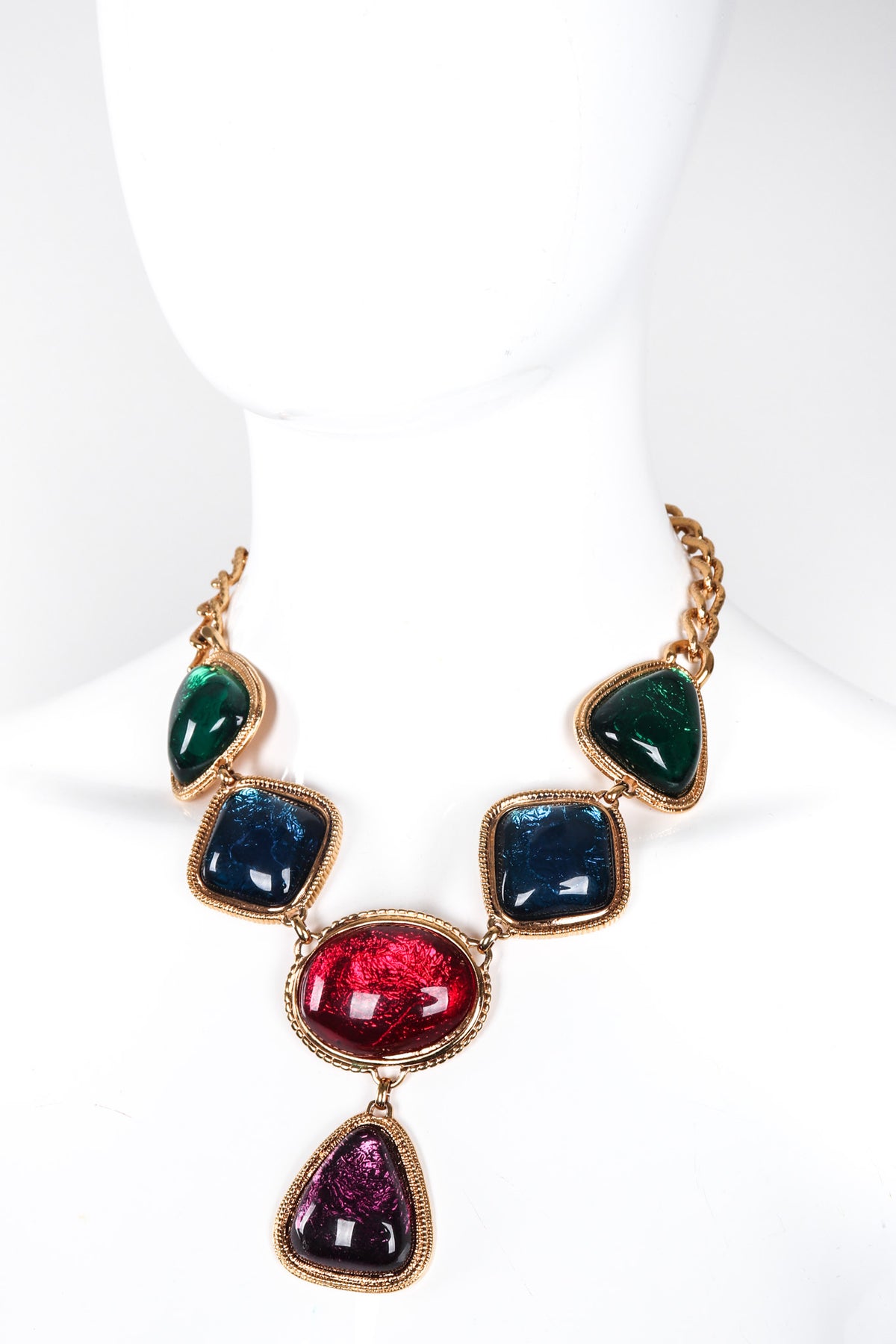 Vintage Kenneth Jay Lane Avon Multicolor Jewel Ton Resin